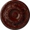 Ekena Millwork Granada Ceiling Medallion (Fits Canopies up to 7 1/8"), 19"OD x 1 1/2"P, Brushed Mahogany CM19GABMF - alternate 1